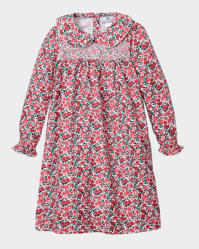 Girl's Eloise Fleurs de Bois Nightgown, Size 6M-14